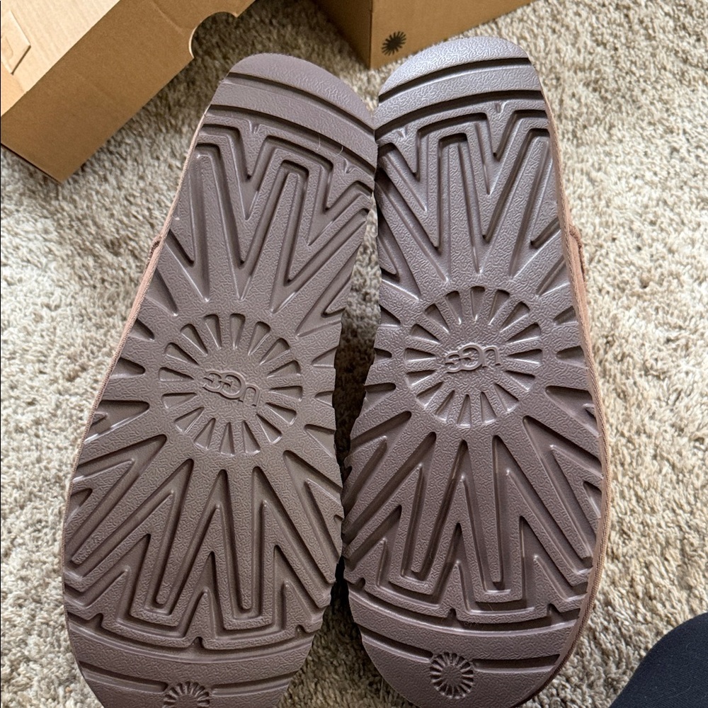 Cozy UGG Suede Slip-On Slippers - Picture 3 of 4